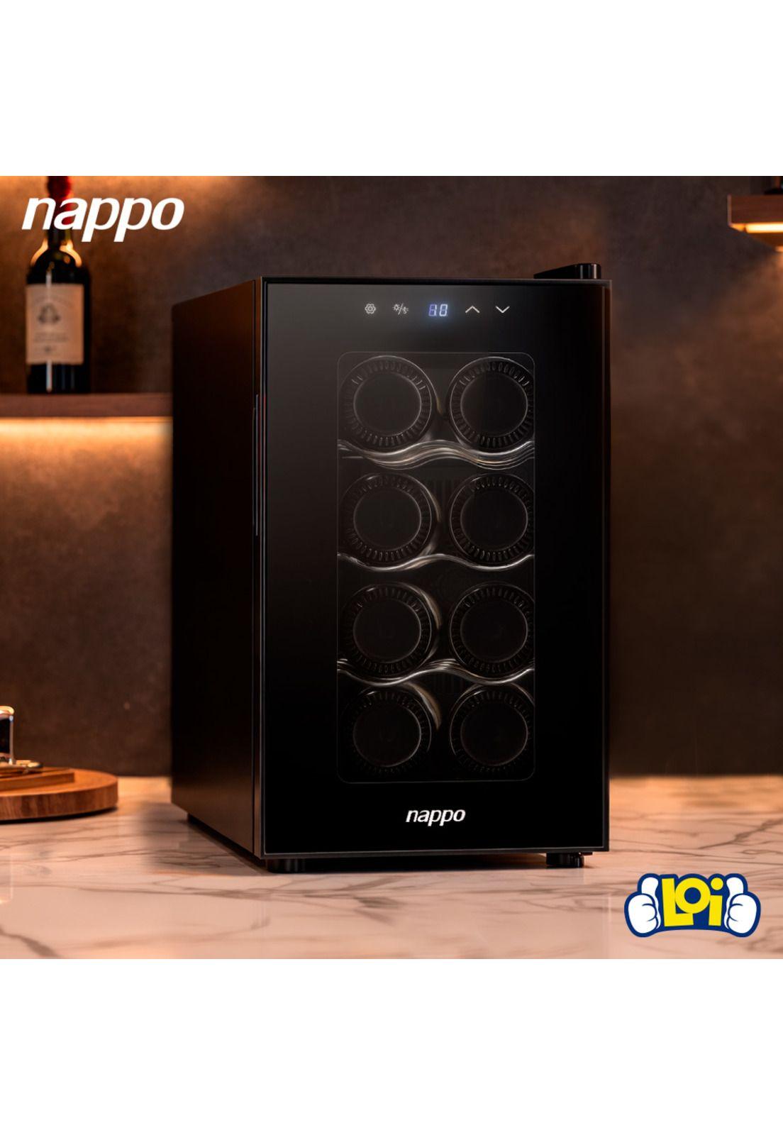 Cava de Vinos Nappo Termoeléctrica 8 Botellas Panel Touch-4