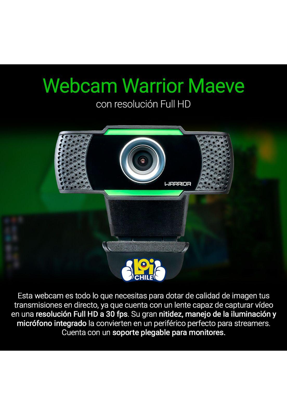 Webcam Gamer Warrior Maeve 1080p-1