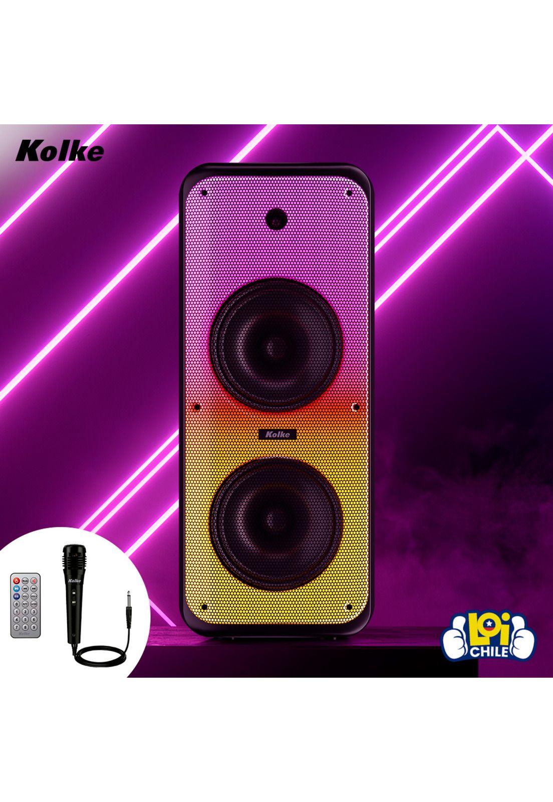Parlante Inalámbrico Blueooth Kolke Vibes 500W 2 Woofers-6