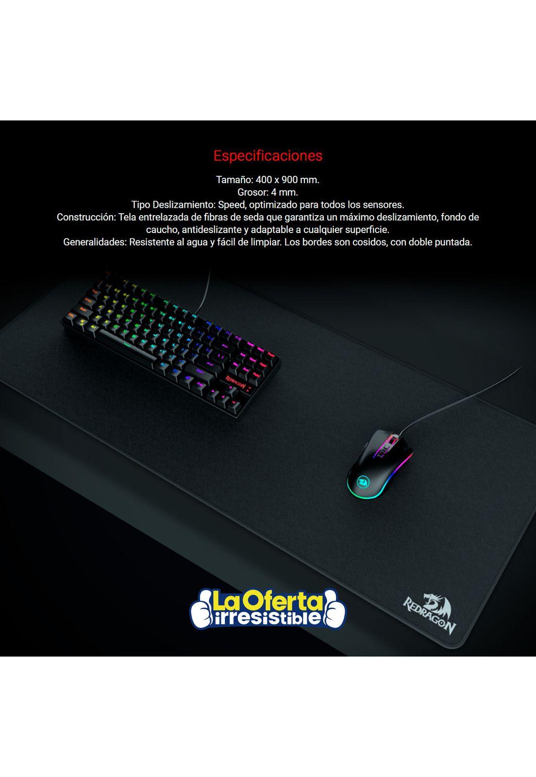 Mousepad Gamer Redragon Flick XL P032-4