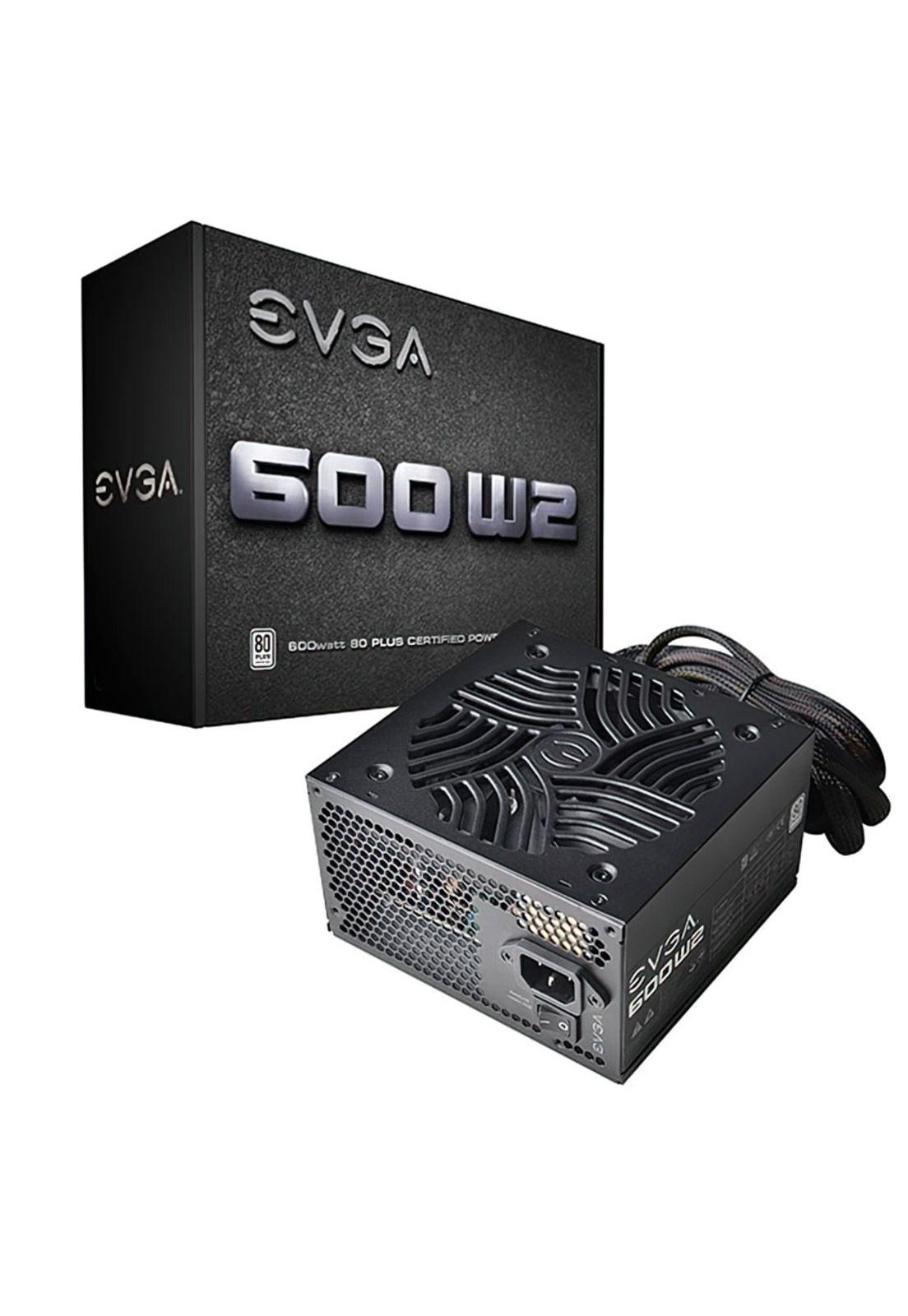 Fuente de Poder EVGA 600 W2 80 Plus-0