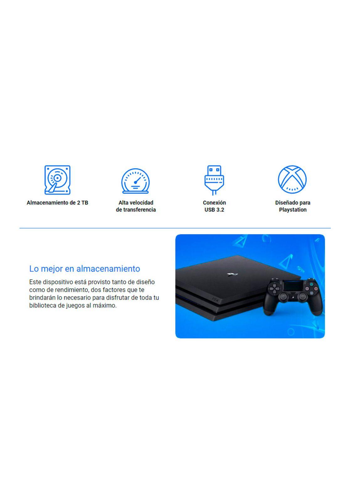 Disco Duro Externo Seagate  2TB Para Ps4-2