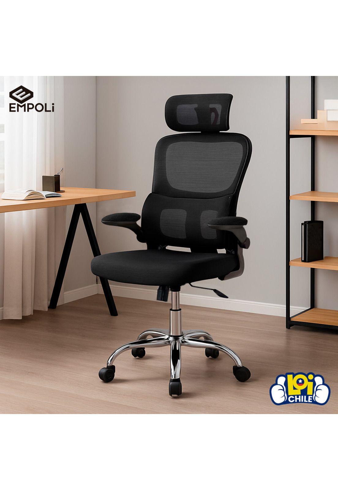 Silla Ejecutiva Empoli Con Soporte Lumbar Elegante Oficina-3