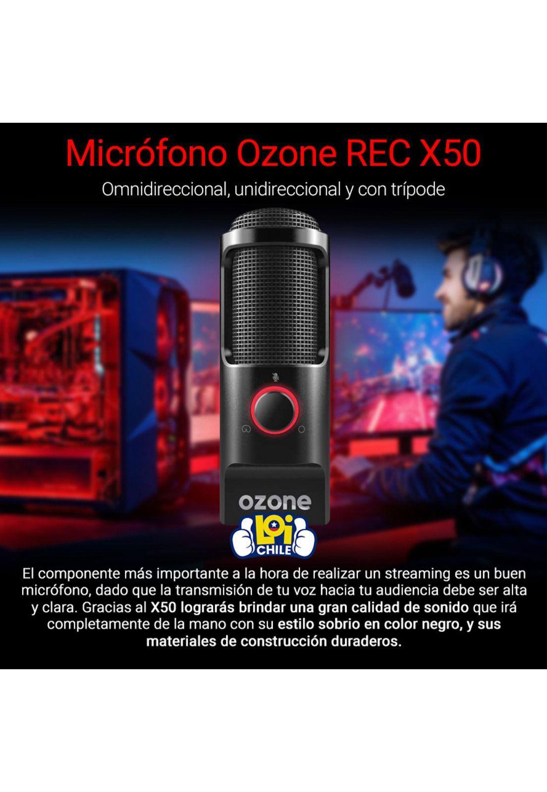 Microfono Gamer Ozone Rec X50 Streaming-1