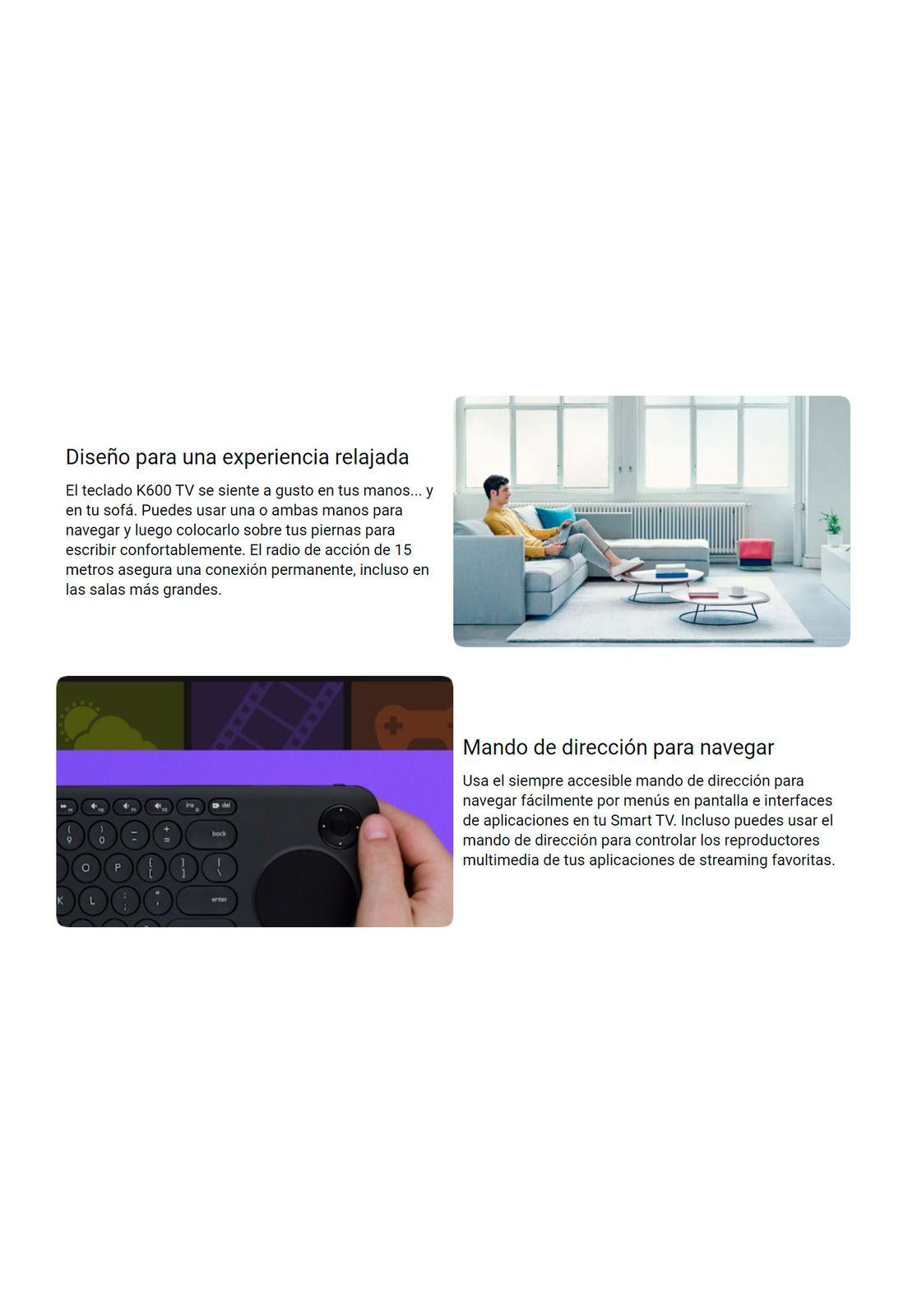 Teclado Inalambrico Logitech K600 Para Smart Tv-4