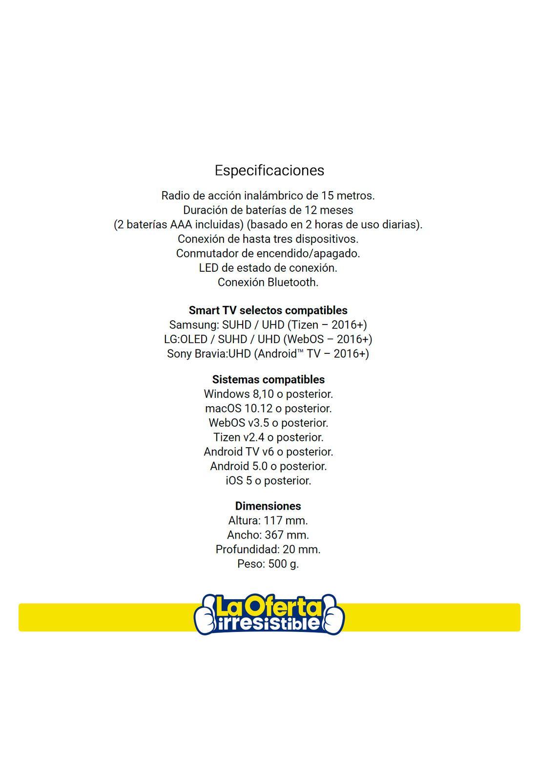 Teclado Inalambrico Logitech K600 Para Smart Tv-5