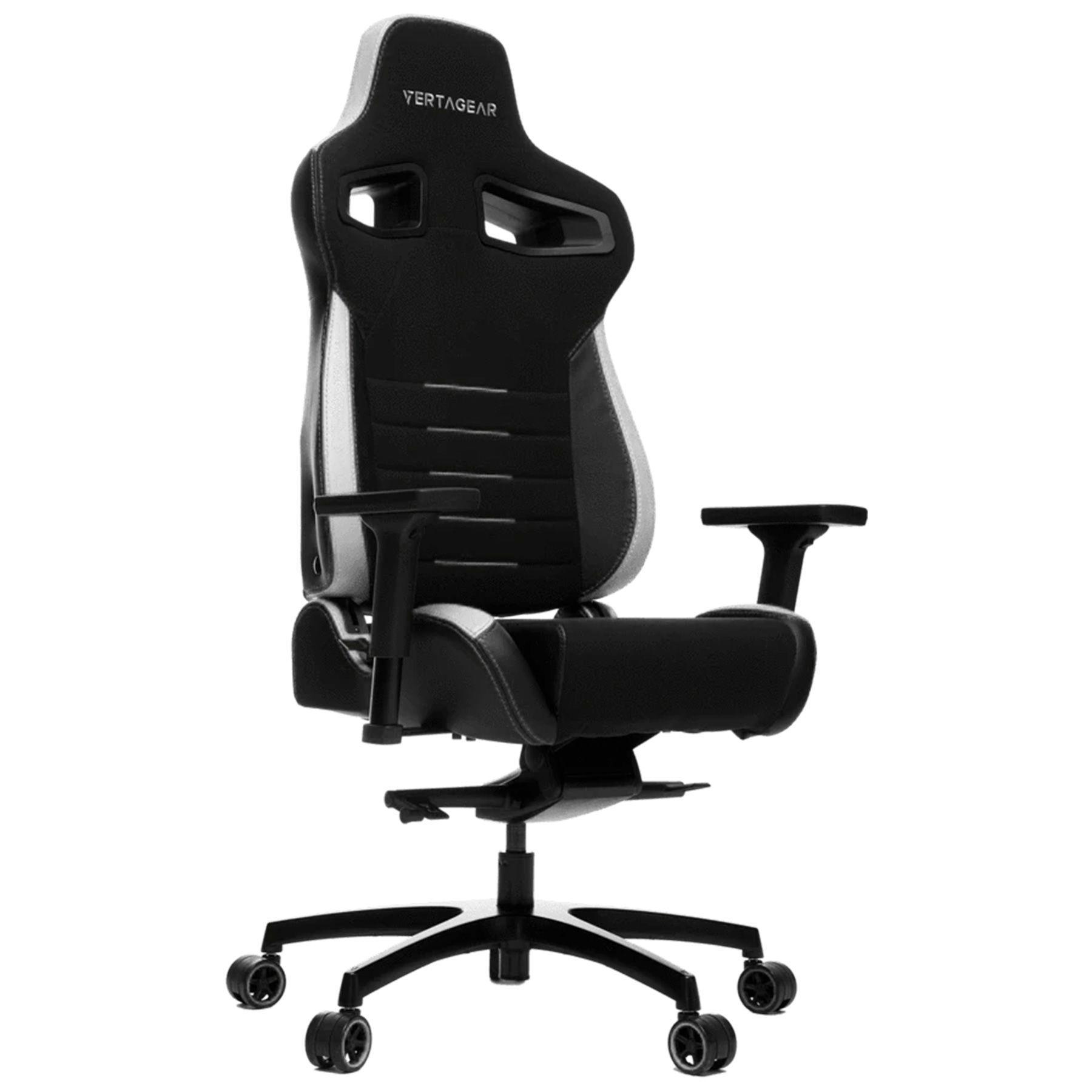 Silla Gamer Vertagear PL4500 Blanca Reclinable y Ajustable-0