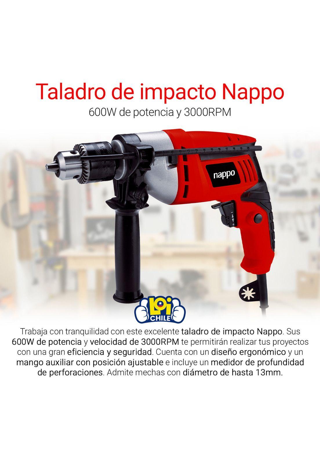 Taladro Con Percutor Nappo De 600W-1
