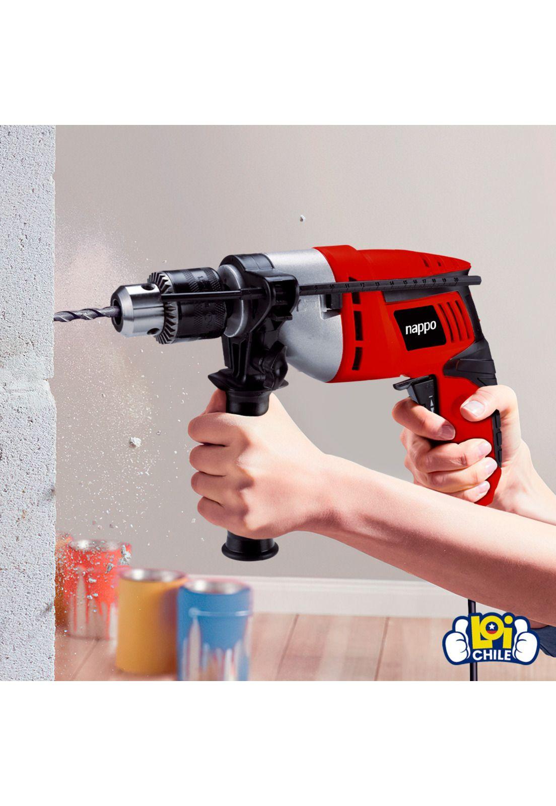 Taladro Con Percutor Nappo De 600W-3
