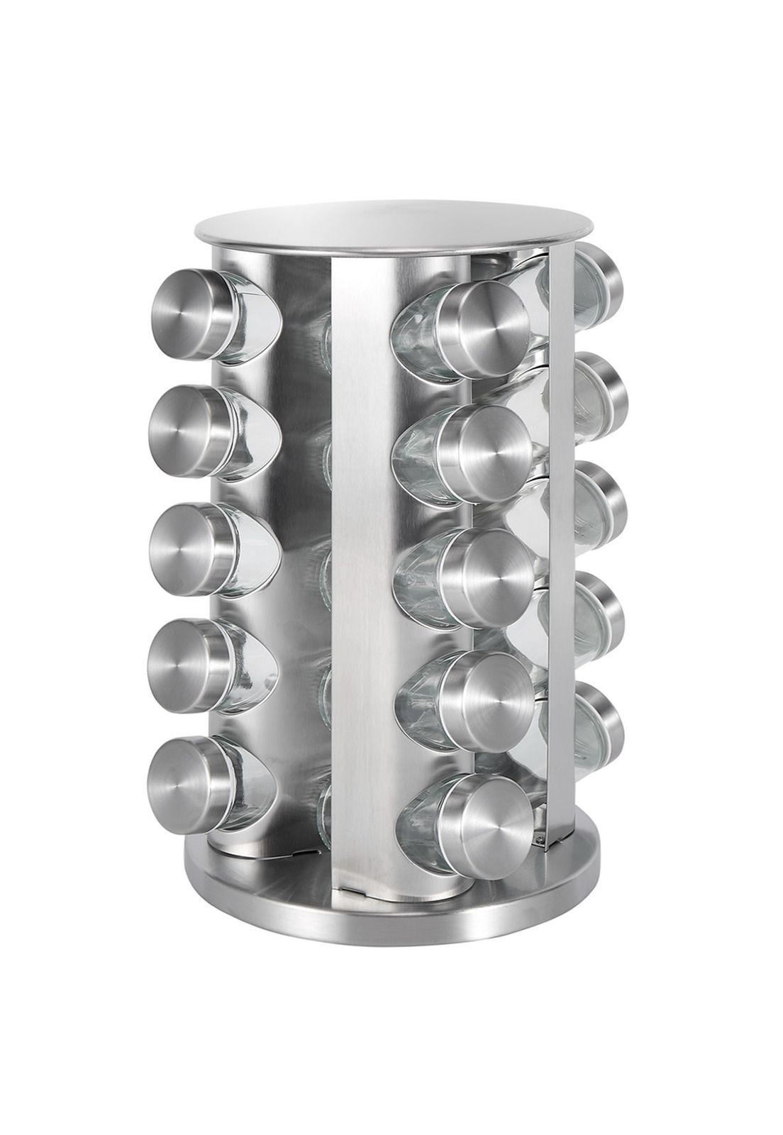 Set De 20 Especieros Croix Base Giratoria Acero Inoxidable-2