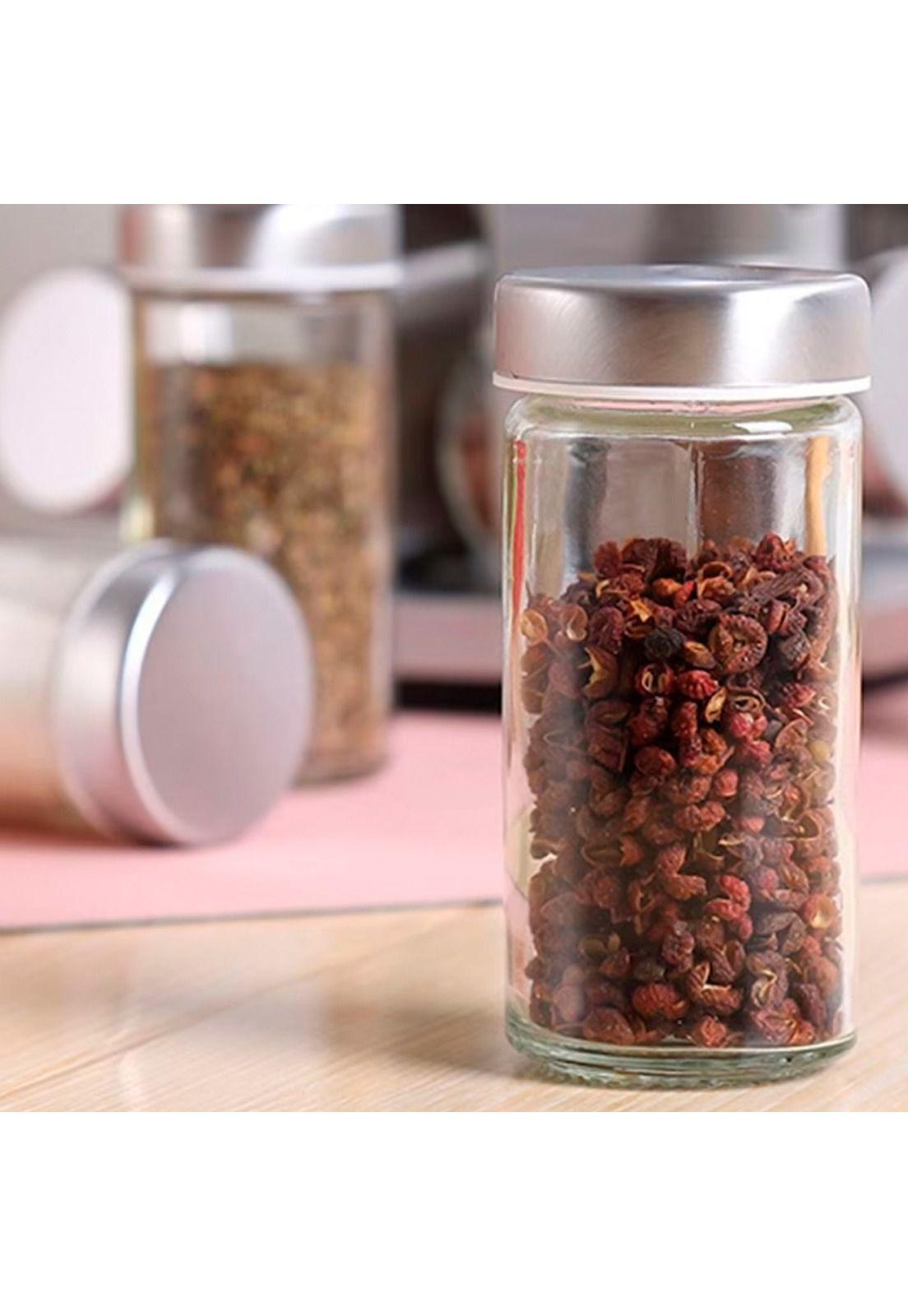 Set De 20 Especieros Croix Base Giratoria Acero Inoxidable-7