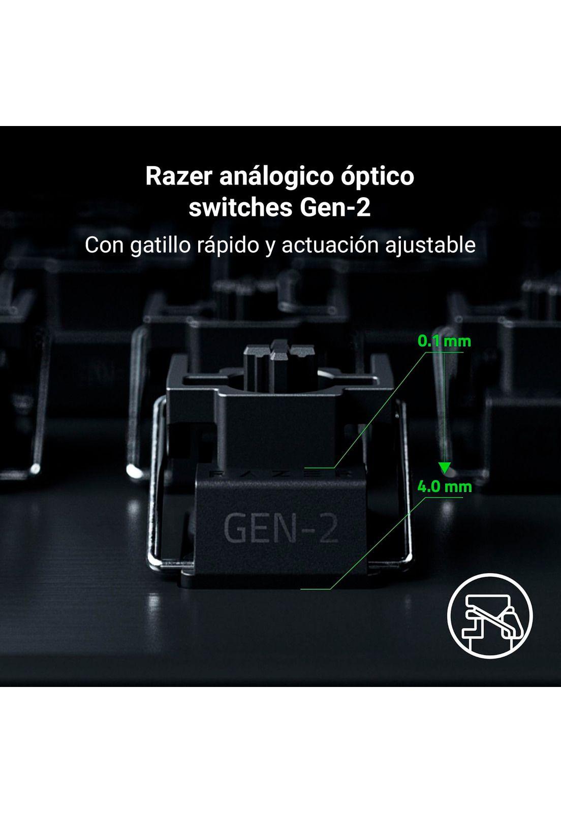 Teclado Gamer Razer Huntsman V3 Pro 8K Switches Análogos-4