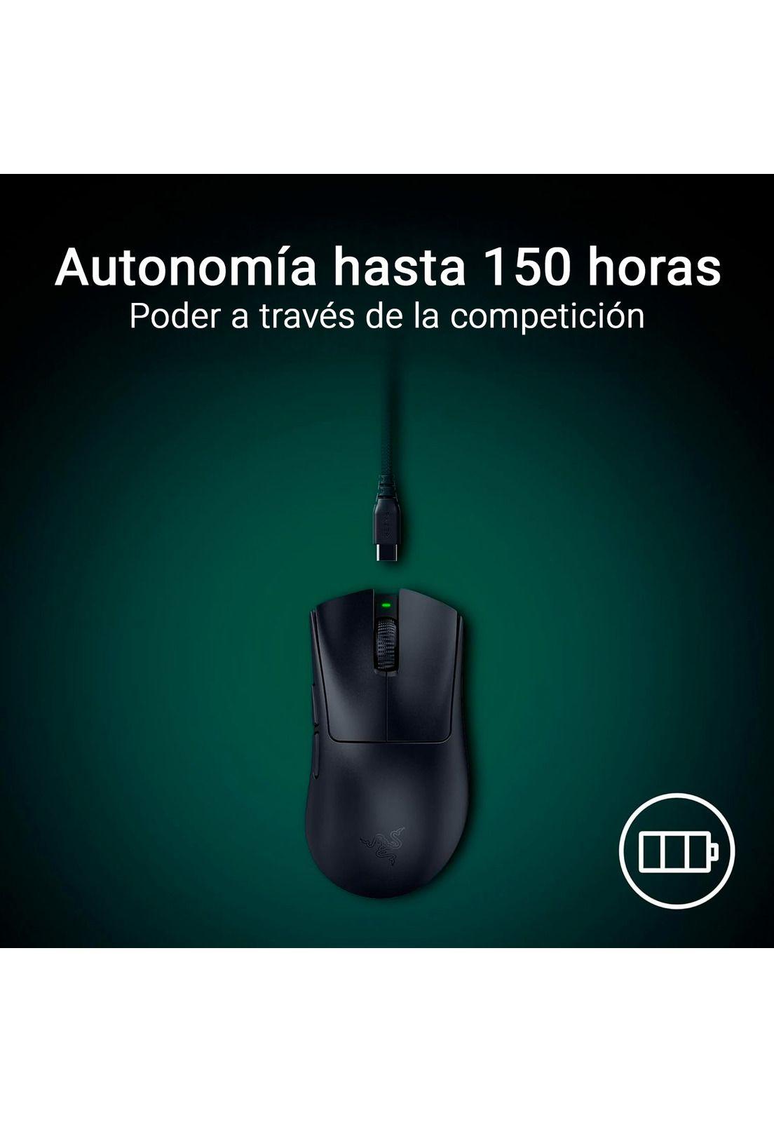 Mouse Gamer Razer Inalámbrico Deathadder V4 Pro Negro-4