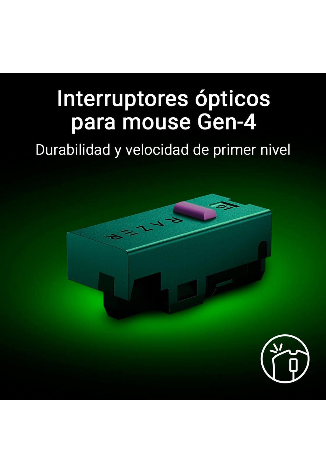 Mouse Gamer Razer Inalámbrico Deathadder V4 Pro Negro-5