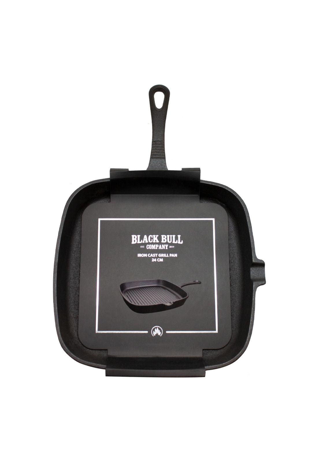 Sartén Grill Pan Hierro Fundido 24cm BlackBull-2