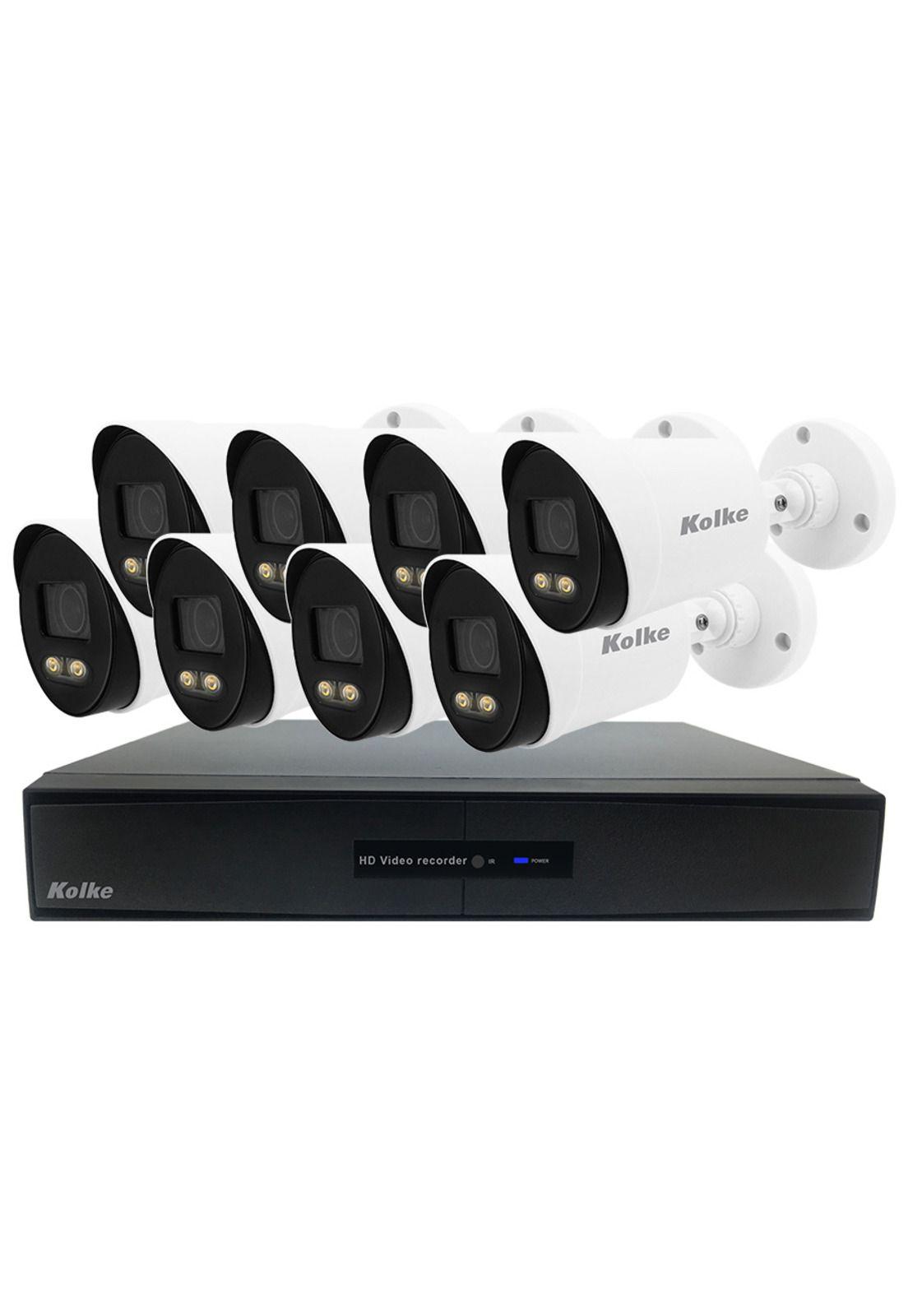 Kit de Seguridad Kolke FHD 8 Camaras ColorVu Vision Nocturna a Color-3