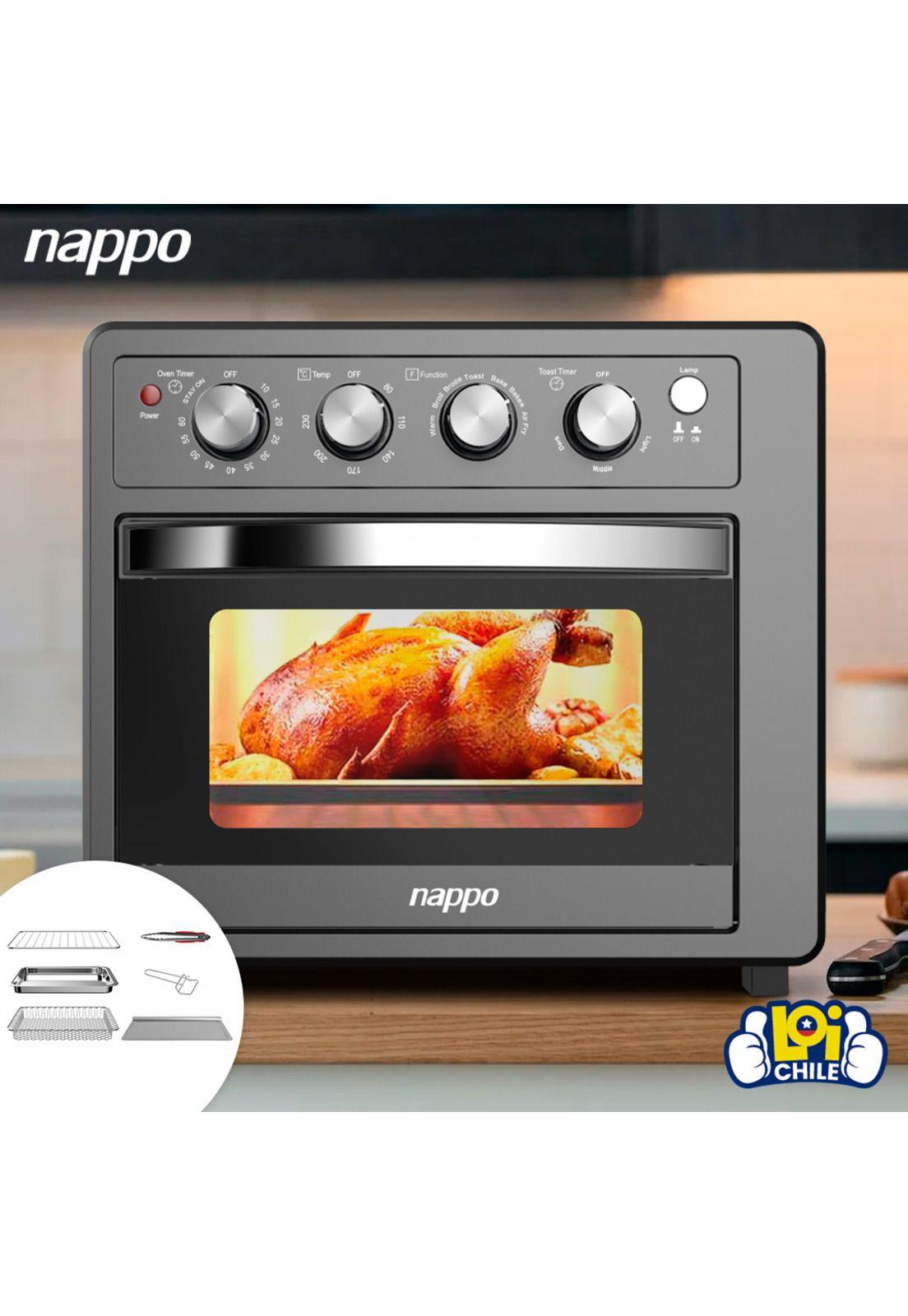 Horno Freidora de Aire Nappo 7 en 1 1700W 25L + Accesorios-4