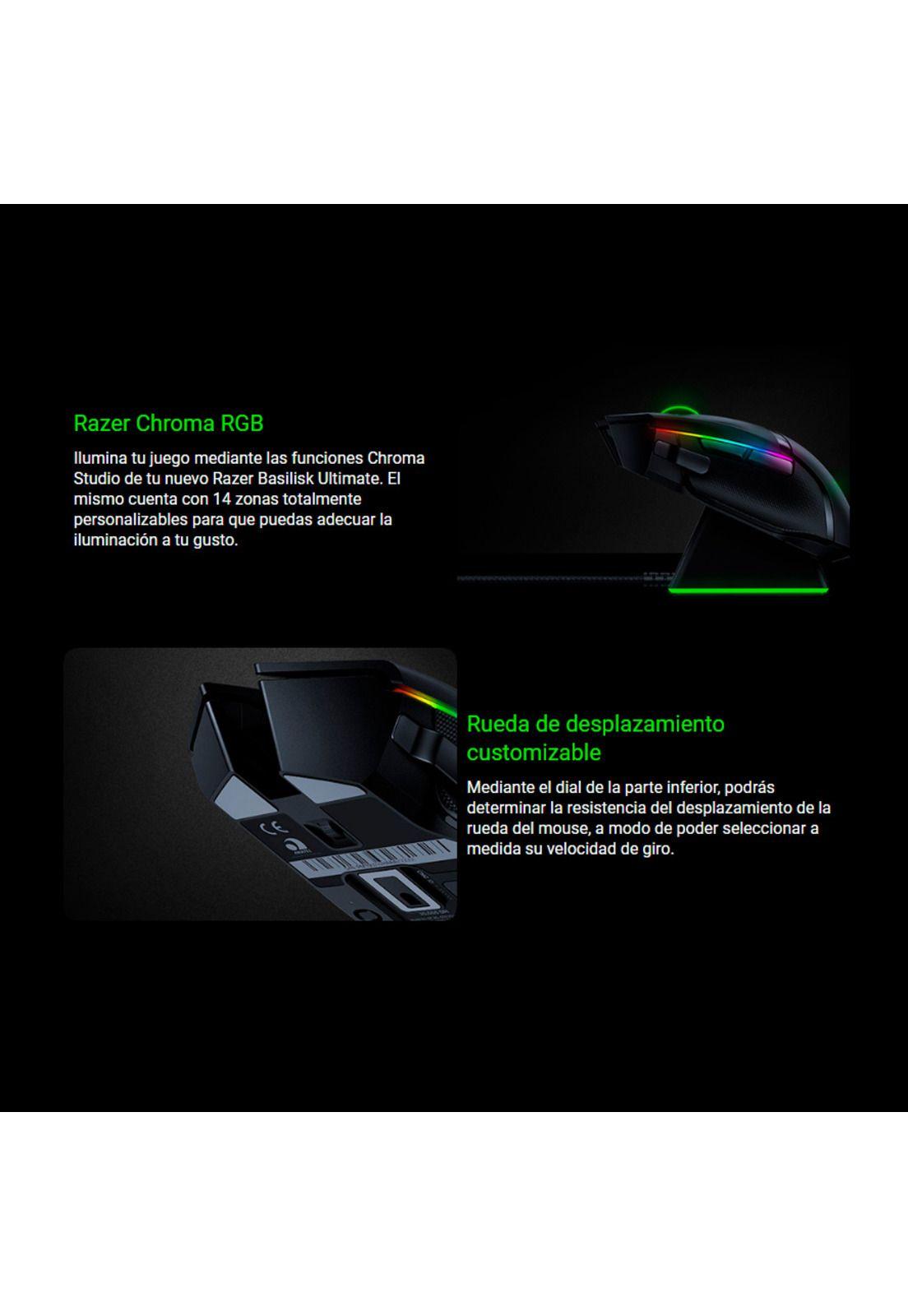 Mouse Gamer Razer Basilisk Ultimate-3