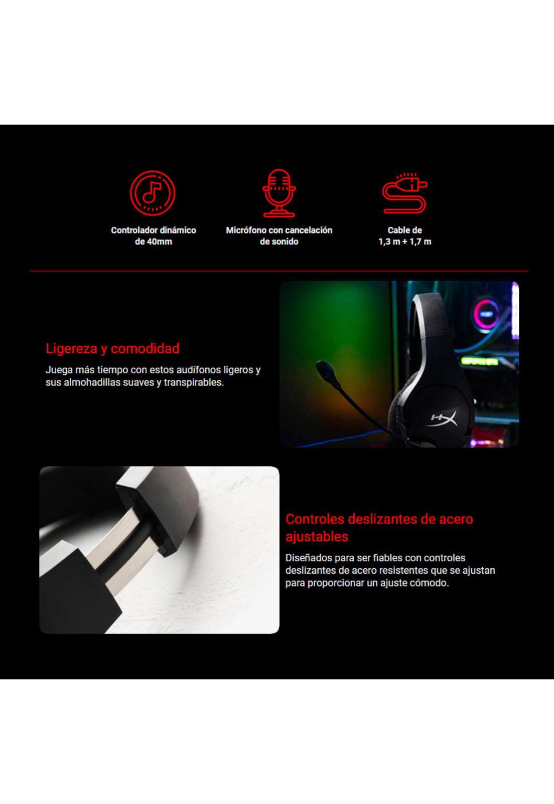 Audifonos Gamer HyperX Cloud Stinger Core para PC-2