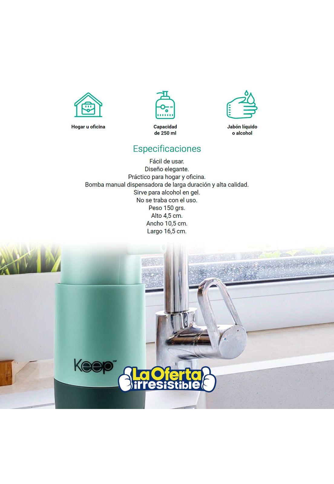 Dispensador Keep De Jabon Liquido 250 Ml-2