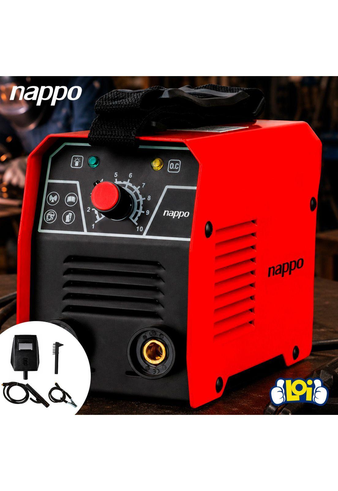Soldadora Inverter IGBT Nappo 120A + Máscara y Accesorios-5