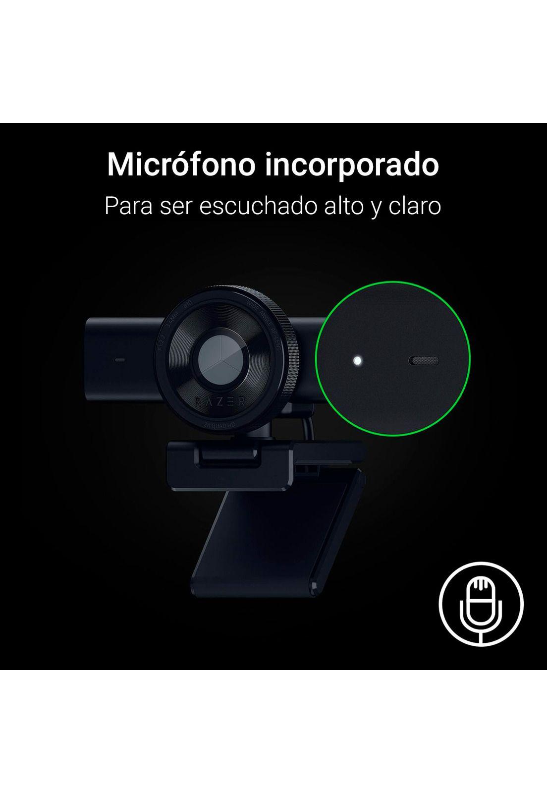 Cámara Web Gamer Razer Kiyo V2 X Webcam 1440p 60FPS-3
