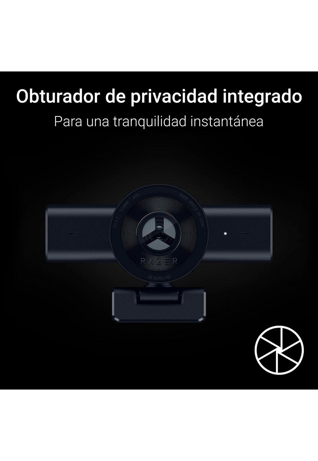 Cámara Web Gamer Razer Kiyo V2 X Webcam 1440p 60FPS-4