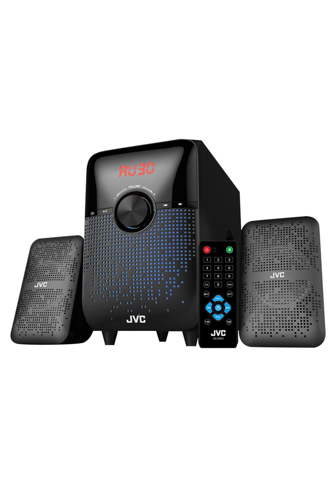 Home Theater JVC Teatro en Casa Sonido 2,1 45w Bluetooth USB Radio FM-0