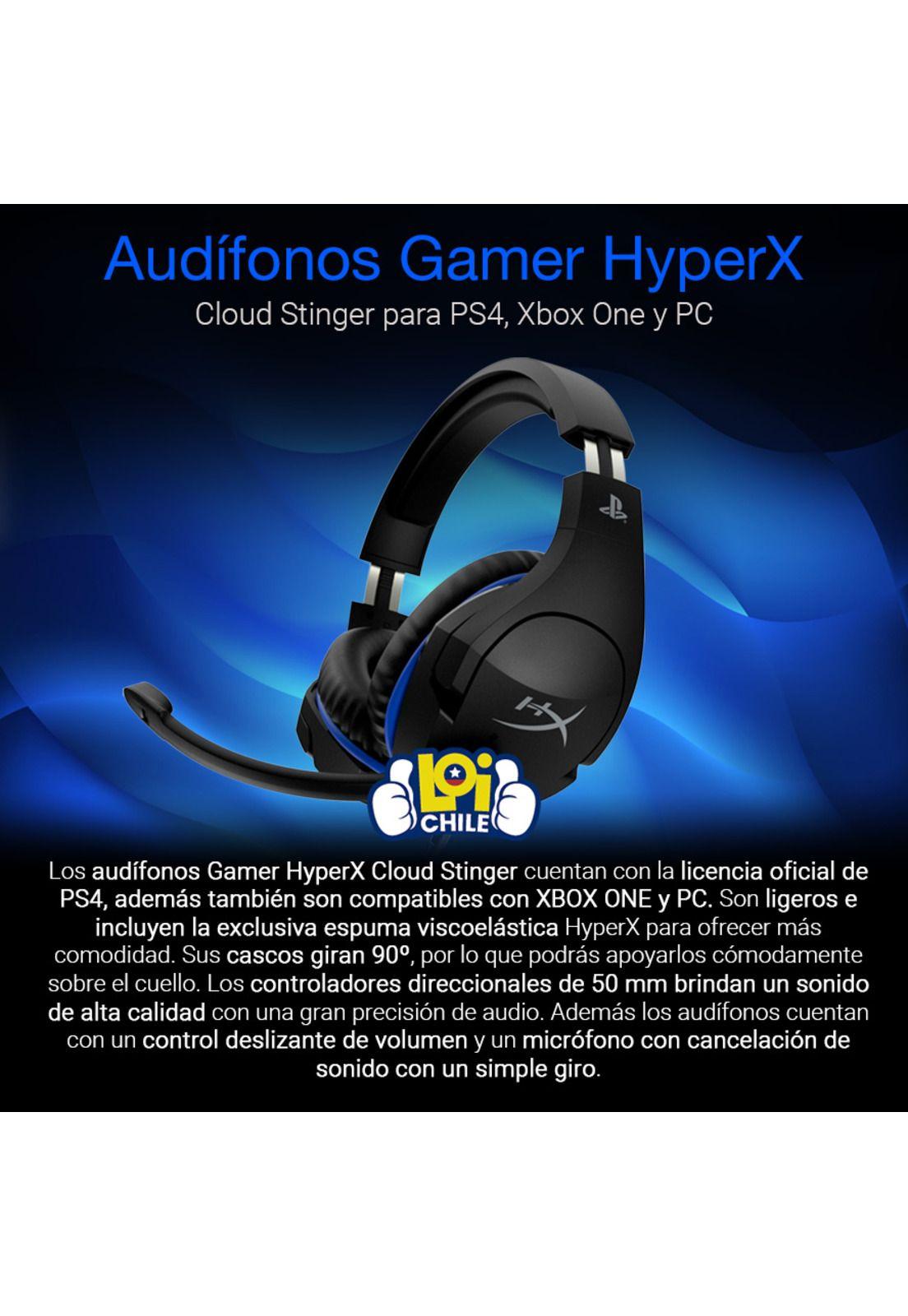 Audifonos Gamer HyperX Cloud Stinger para PS4-1