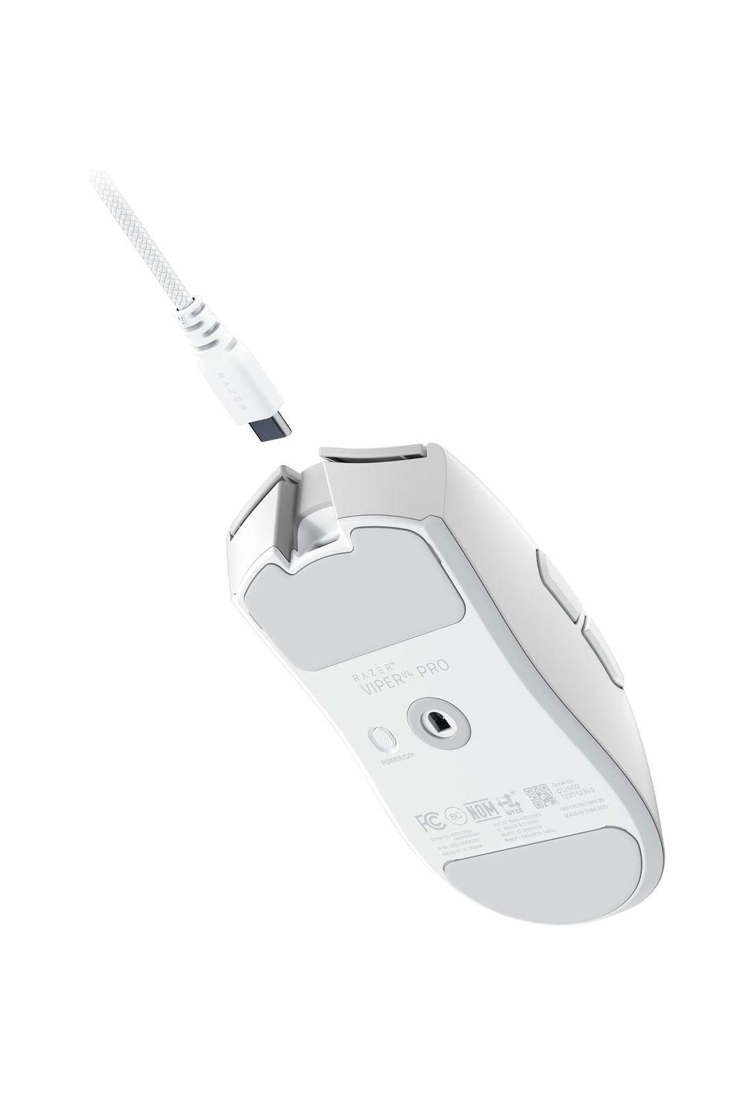 Mouse Gamer Razer Viper V4 Pro Wireless Blanco-3