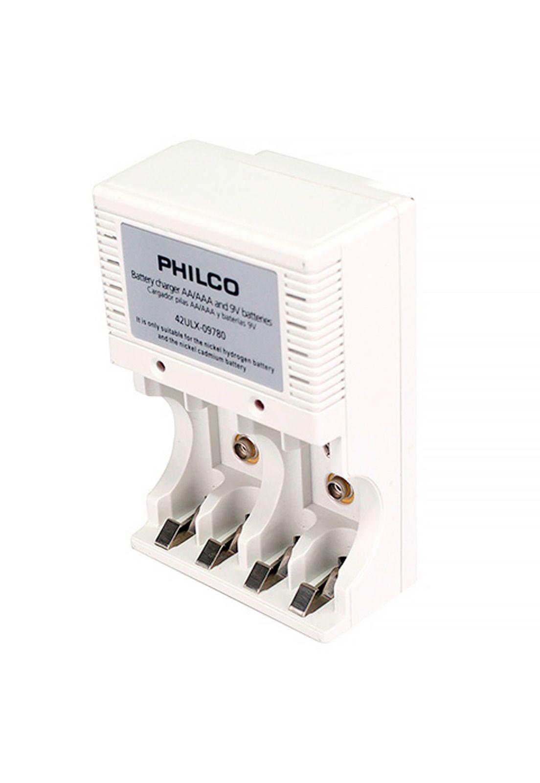 Cargador 4 De Pilas Philco Tipo AA y AAA-3