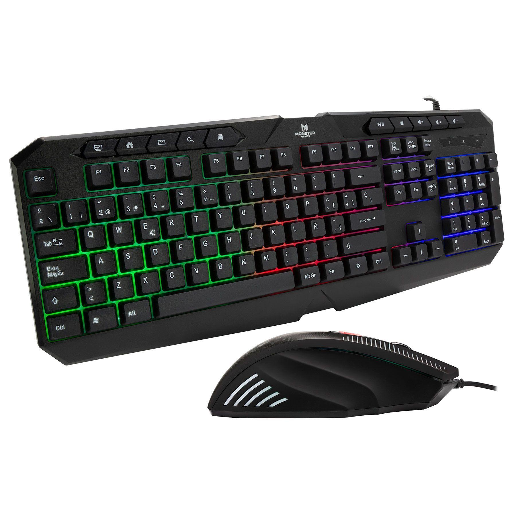 Kit Gamer Escritorio Teclado Mouse y Pad Respawn GT500 RGB-2