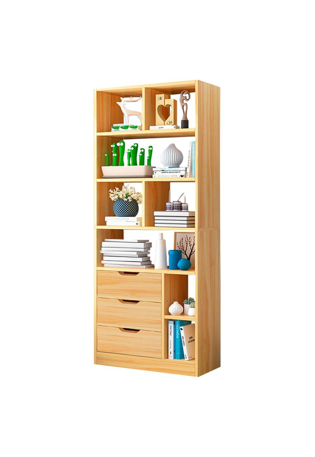 Biblioteca con 3 Cajones Beige Empoli-0