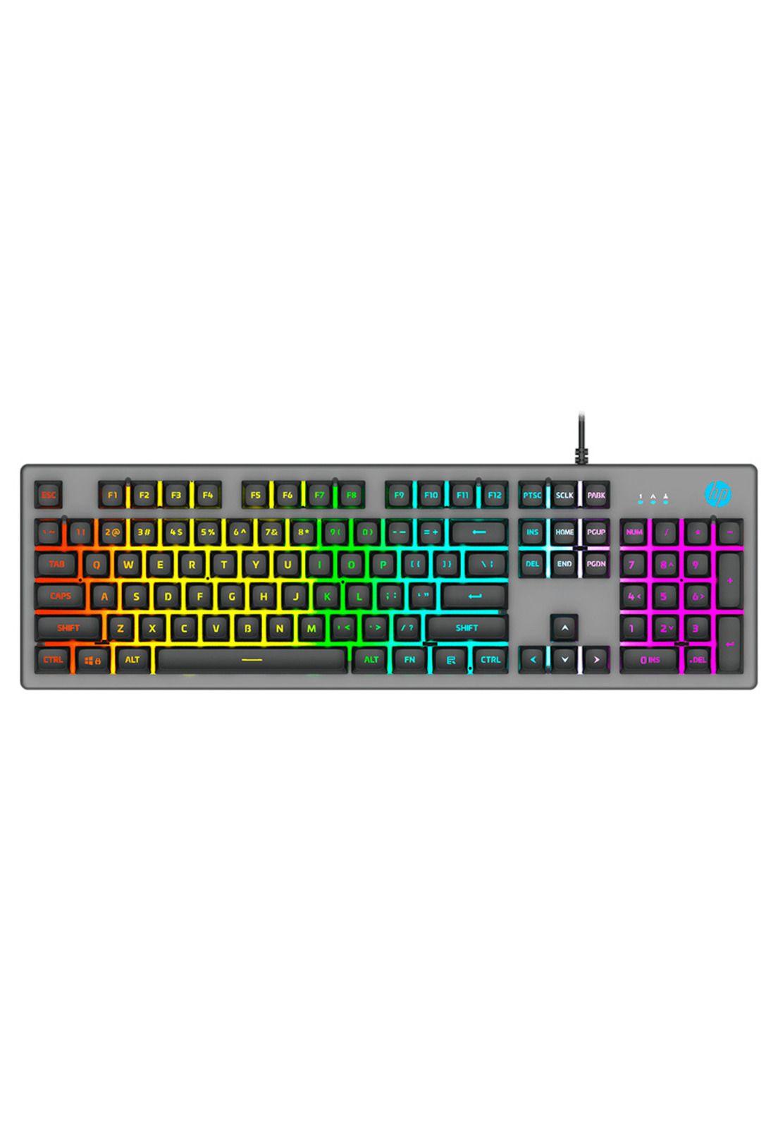 Teclado Gamer HP K500F Iluminación RGB-0