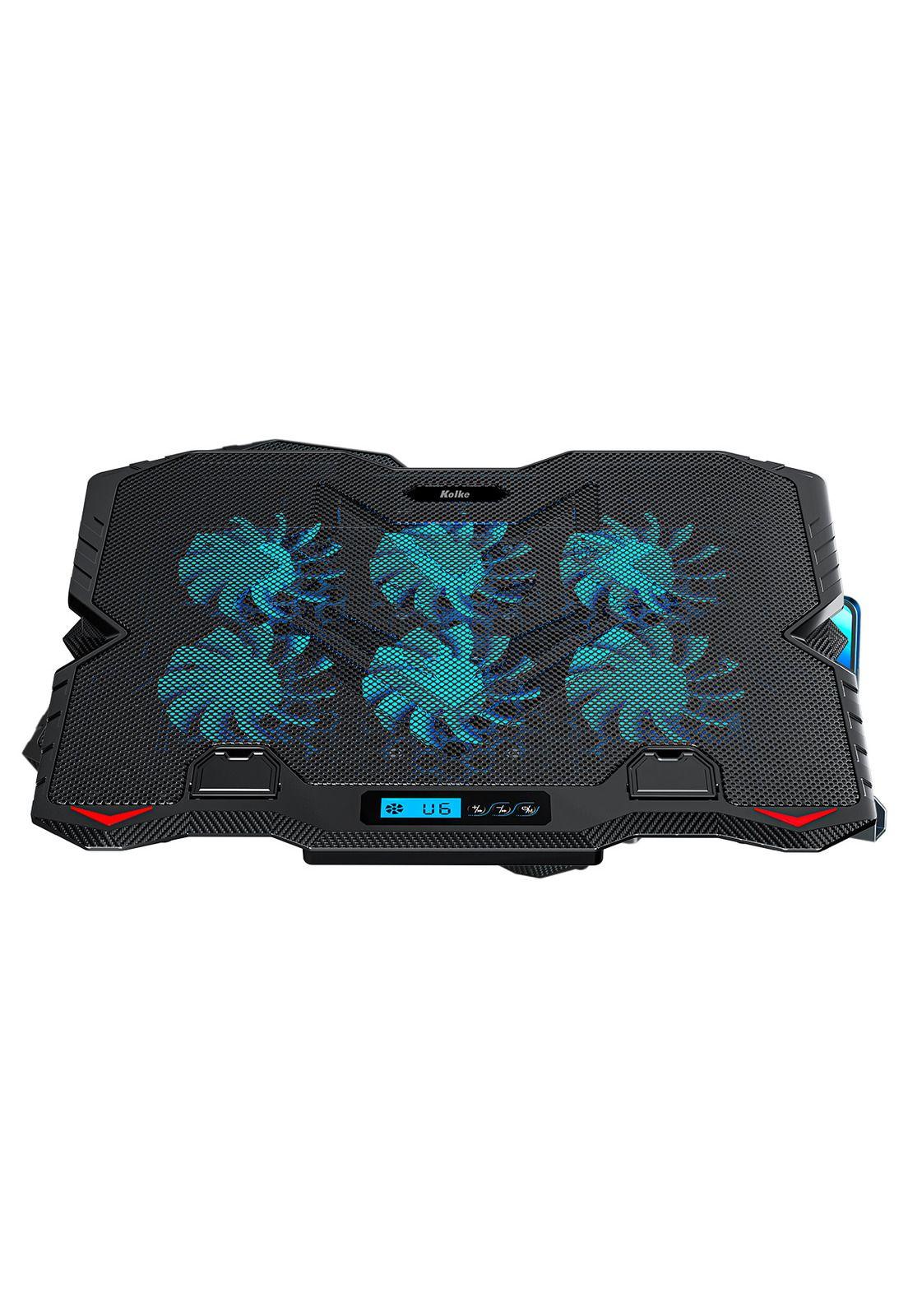 Base Cooler para Notebook Kolke 15,6' Control 6 Ventiladores-3