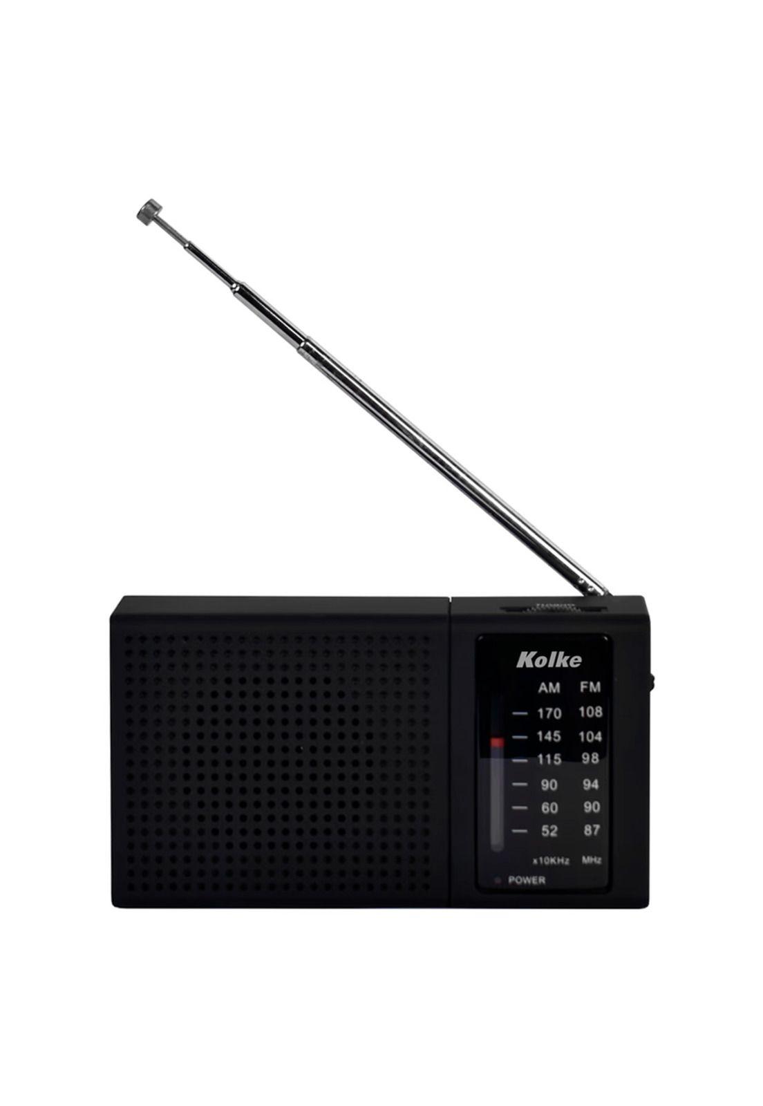 Radio Portátil Kolke AM/FM con Antena y Conector 3.5mm-0