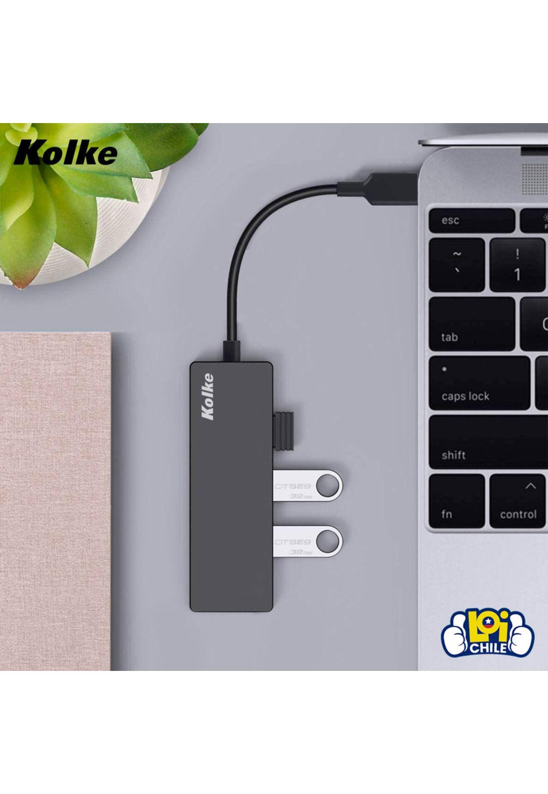 Puerto USB Kolke 4 en 1 , USB.  KCH-427-1