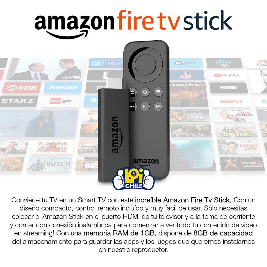 Amazon Fire Tv Stick 8gb Ram Netflix Youtube Kodi Con Alexa-1