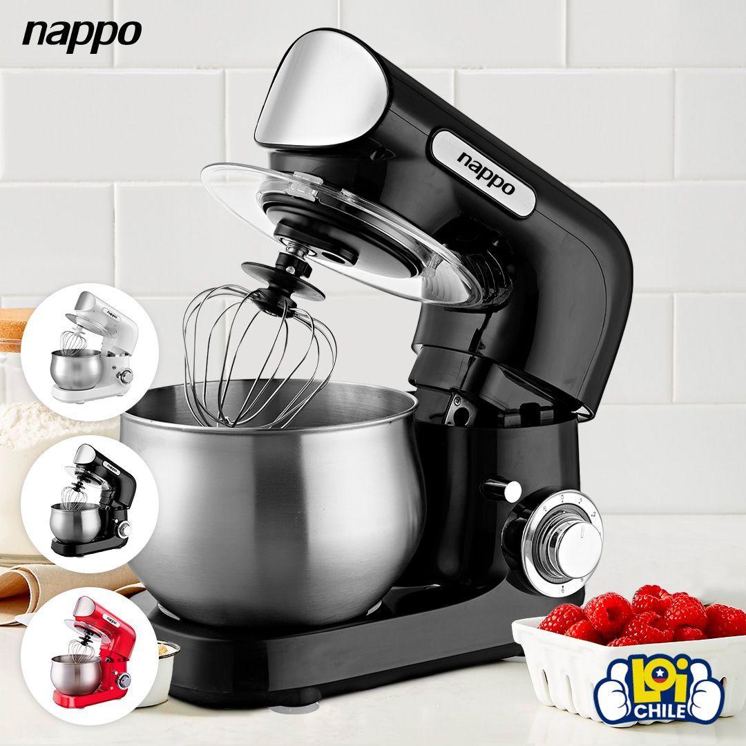 Batidora Planetaria Nappo 1300w Bowl 4L 6 Velocidades Negra-3