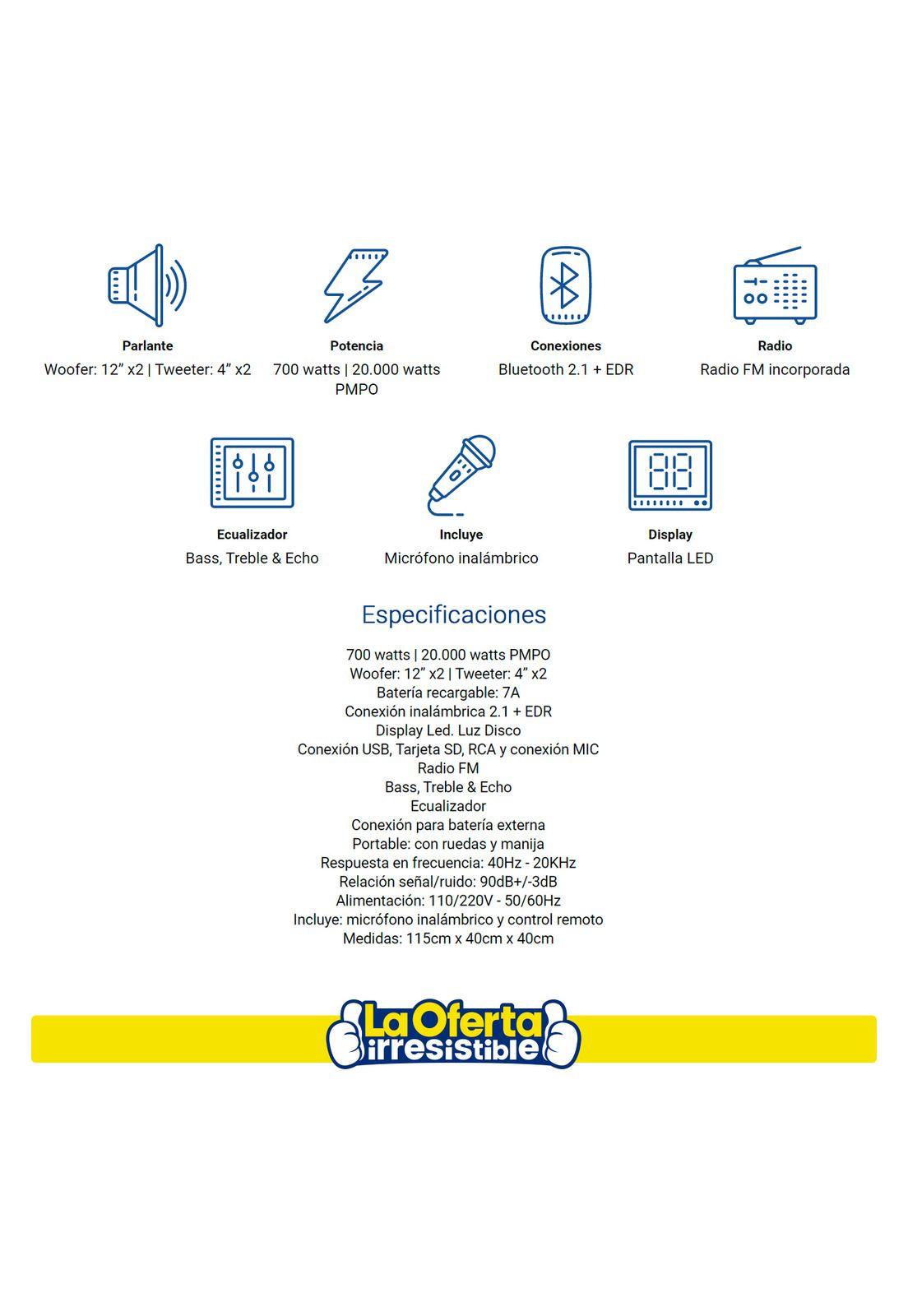 Parlante Kolke Thunder-2