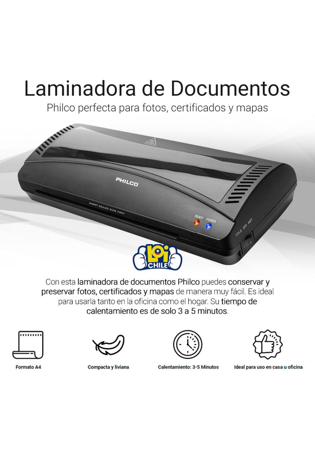 Laminadora de Documentos Philco-1
