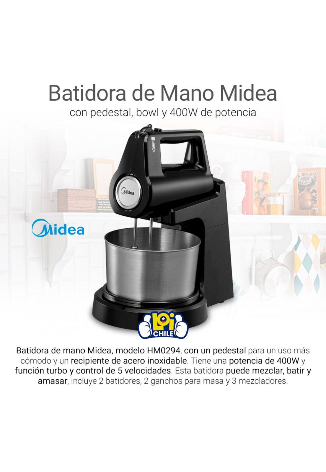 Batidora de Mano MIDEA con Pedestal y Bowl 400W-1