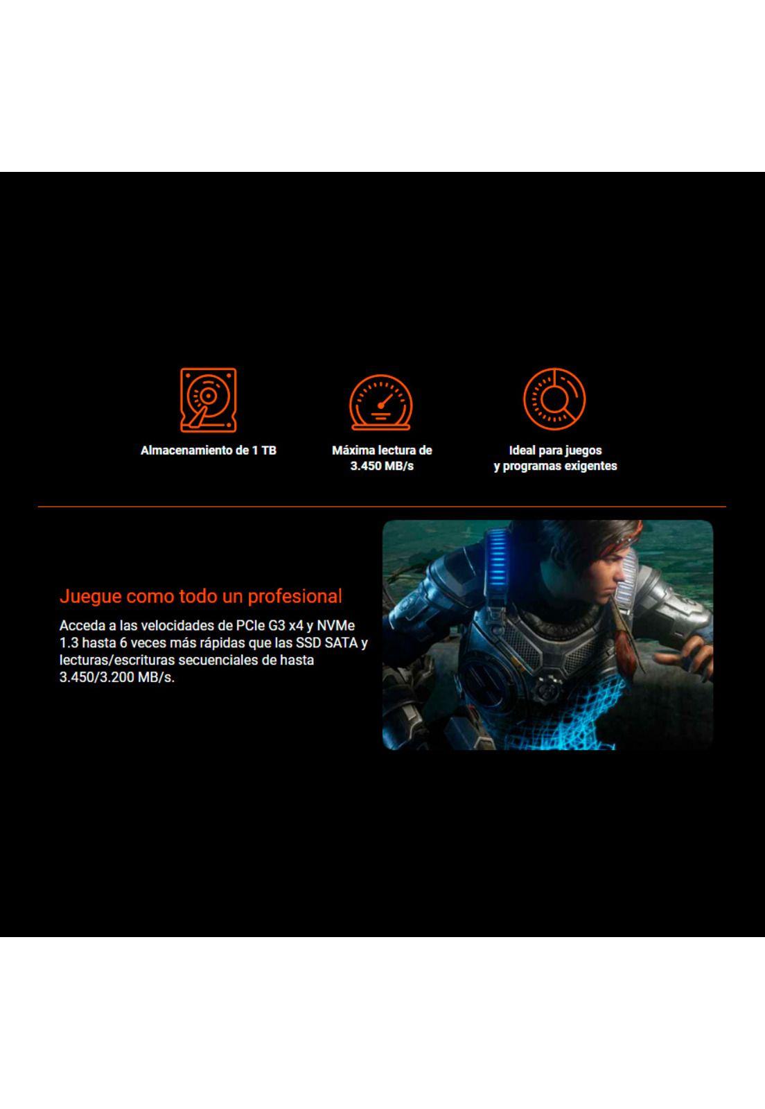 Disco SSD Seagate 1TB Firecuda 510 Pcle G3 NVM3-2