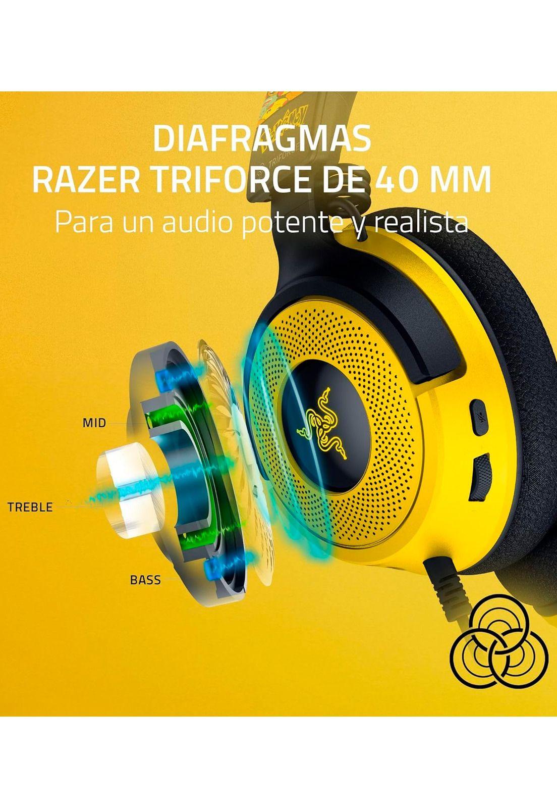 Audífonos Gamer Razer Kraken V4 X Pokémon Edition-7