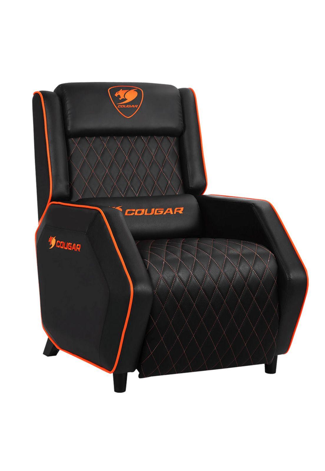 Sillon Gamer Cougar Ranger Naranja Eco Cuero Reclinable-0