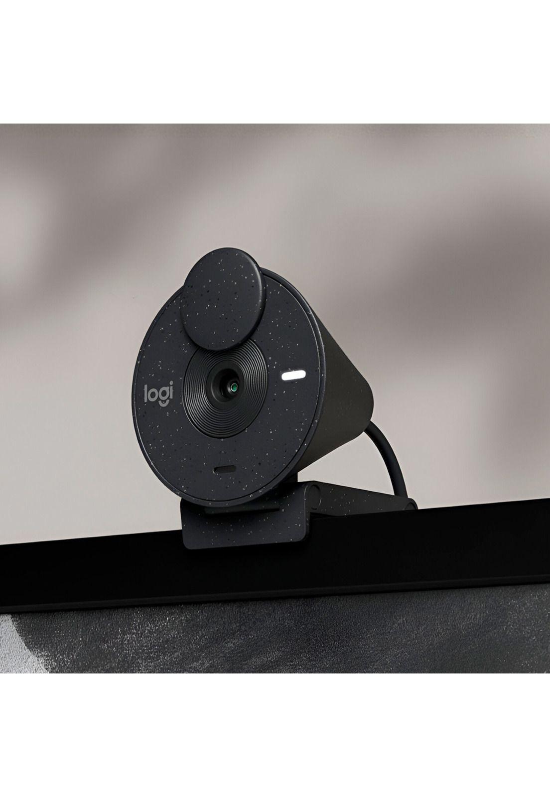 Webcam Logitech Brio 300 HD 2MP Micrófono Negro-9