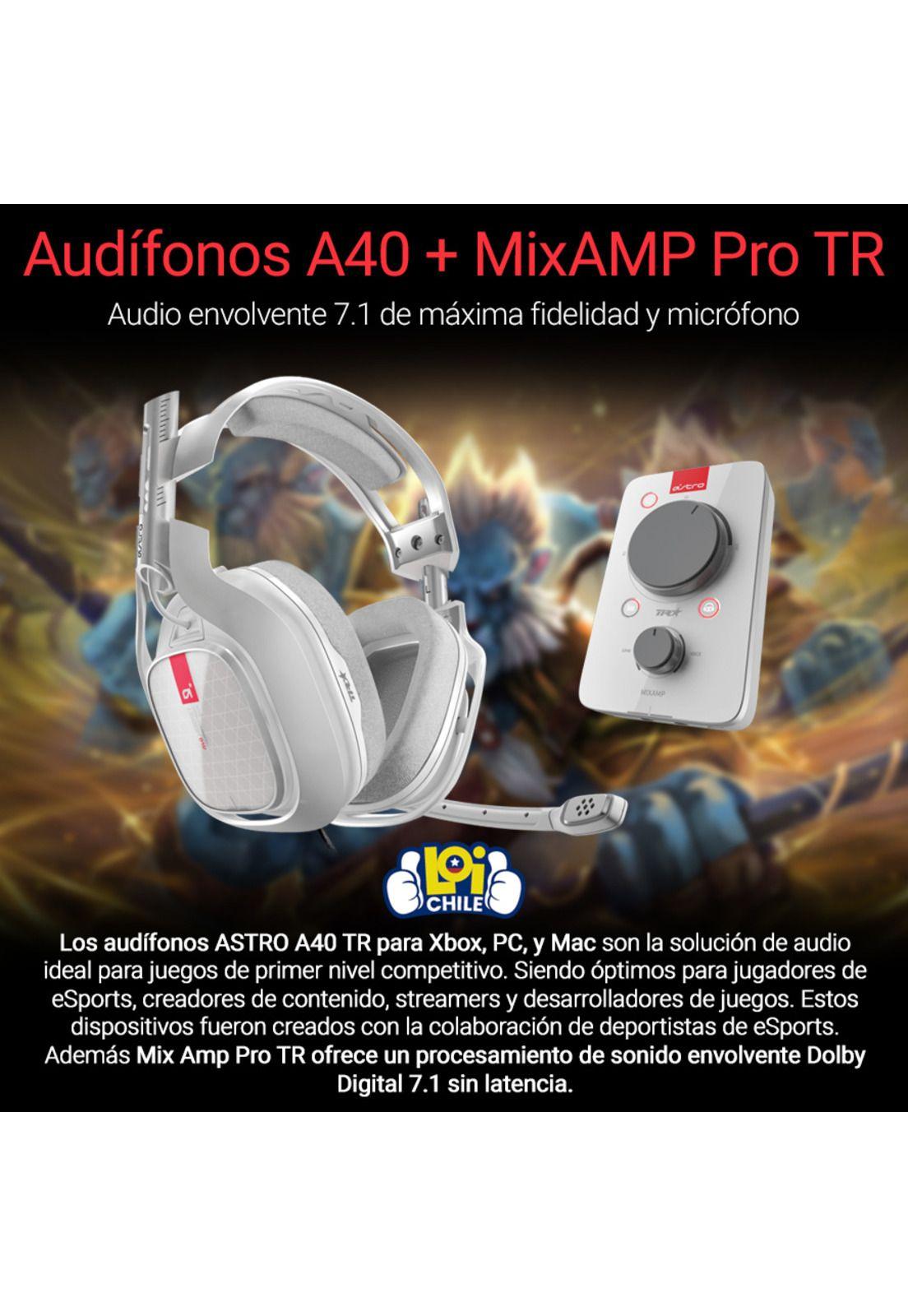 Audífonos Gamer Astro A40 TR + MixAmp Pro TR para XBOX ONE/PC/MAC-1