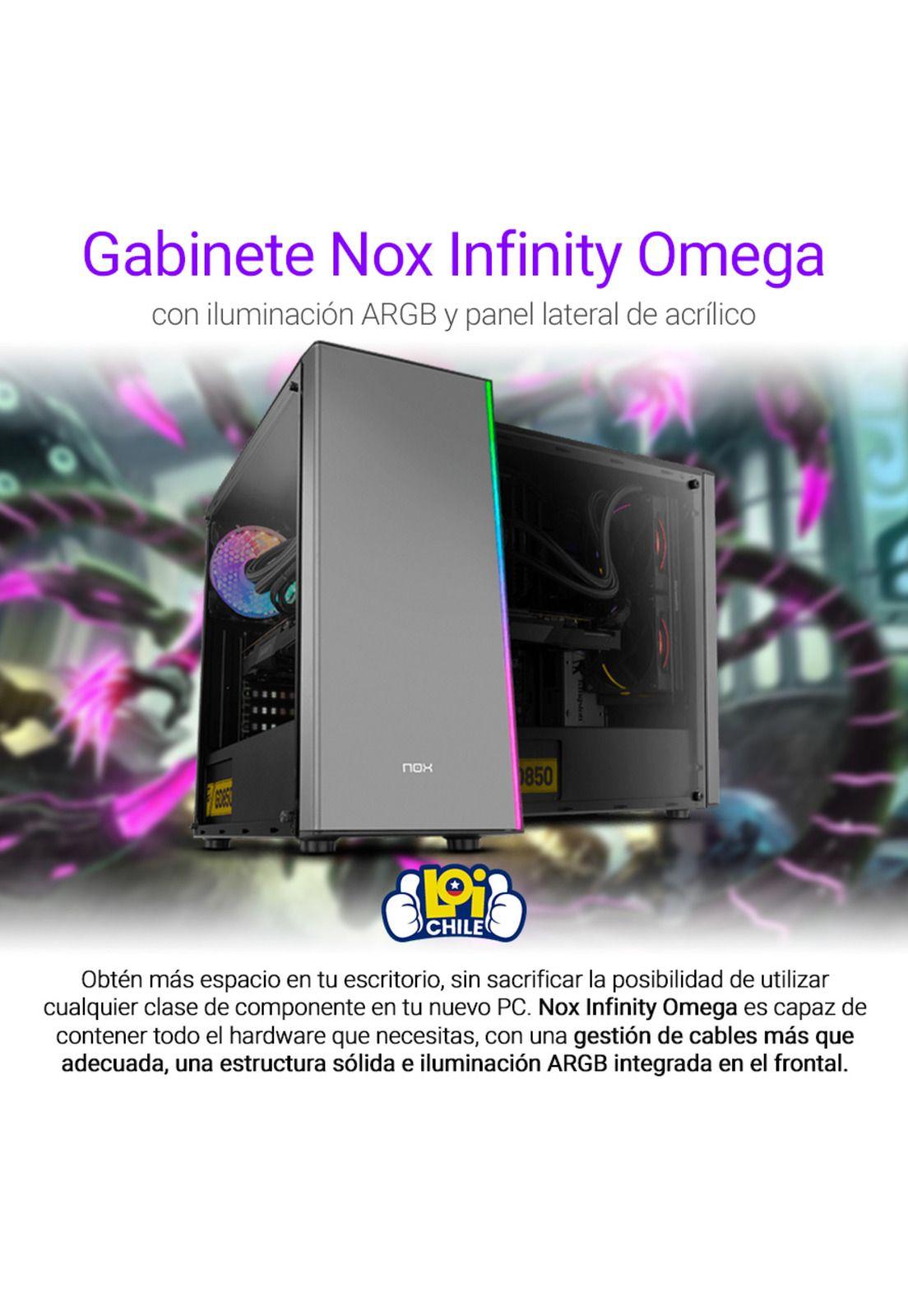 Gabinete Gamer Nox Infinity Omega ARGB-1