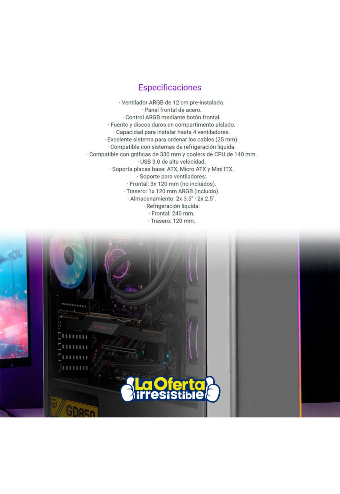 Gabinete Gamer Nox Infinity Omega ARGB-4