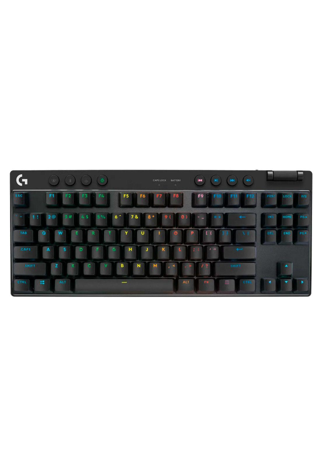 Teclado Logitech G Pro X TKL Lightspeed Inalámbrico Negro-0
